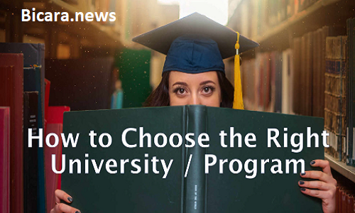 Strategies for Choosing the Right University and Study Path